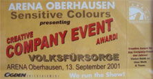 Creative Company Event Award 2001